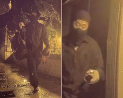 警方公開竊賊照片追緝。警方圖片