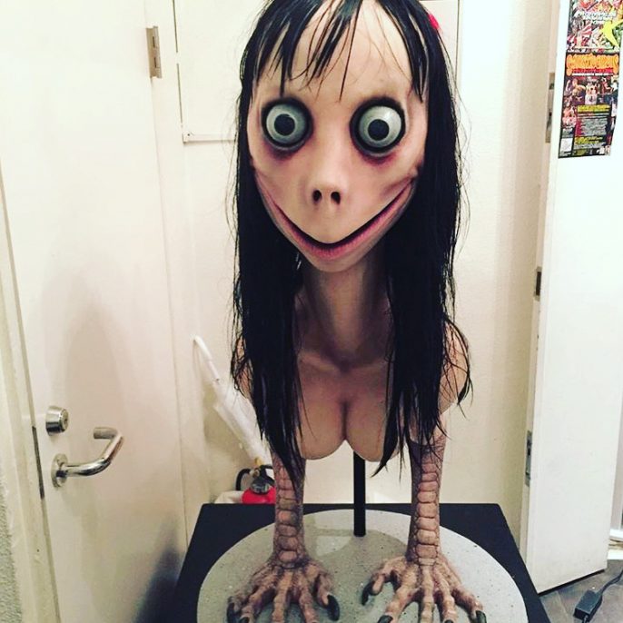 「Momo」創作意念是食屍鬼,主題是關於一個女人在分娩時死亡。網圖