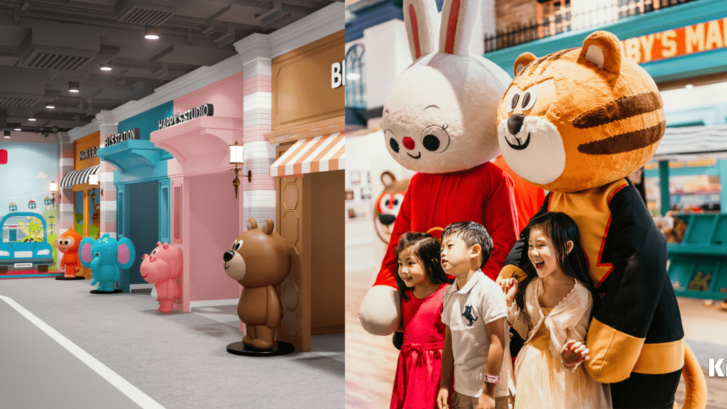 以原創角色為主題的「6大職業體驗區」