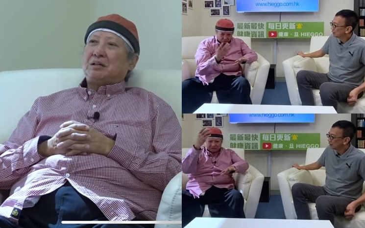 洪金寶精神飽滿聲如洪鐘,受訪時還手舞足蹈,證明健康沒問題。