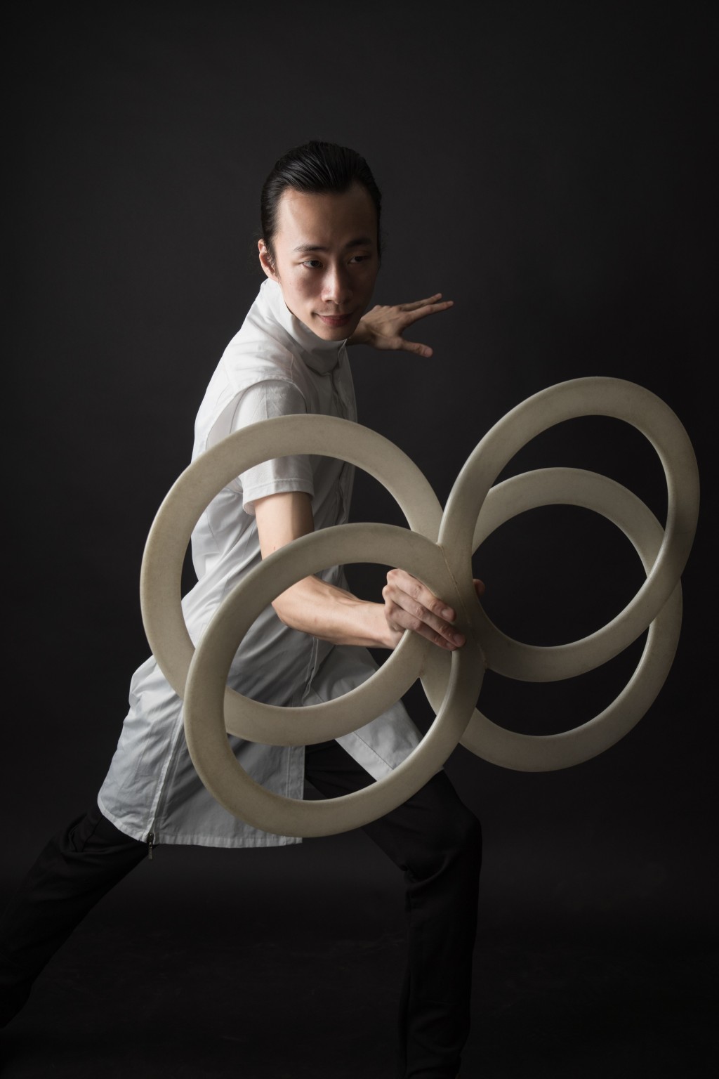 流動藝術家林智豪。 流動藝術家林智豪。