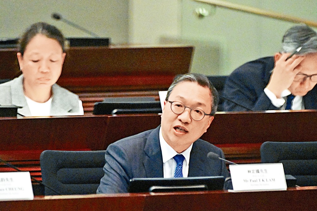 林定國稱大部分市民支持23條立法。