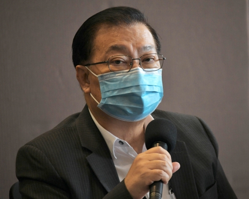 譚耀宗說,搞分裂國土及港獨無出路。 資料圖片