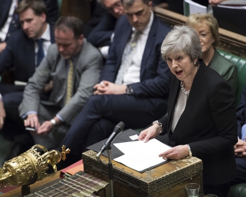 文翠珊表示，会寻求与欧盟重新谈判脱欧协议，以作出重大及具有法律约束力的调整。美联社