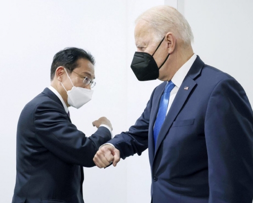 日媒指岸田文雄計劃12月前出訪美國。 （網上圖片）