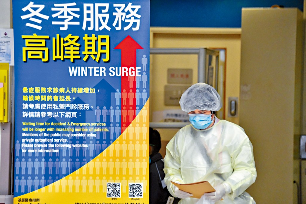 本港正值流感高峰期,醫學界預期下月初到達流感頂峰,至3月中才回落。