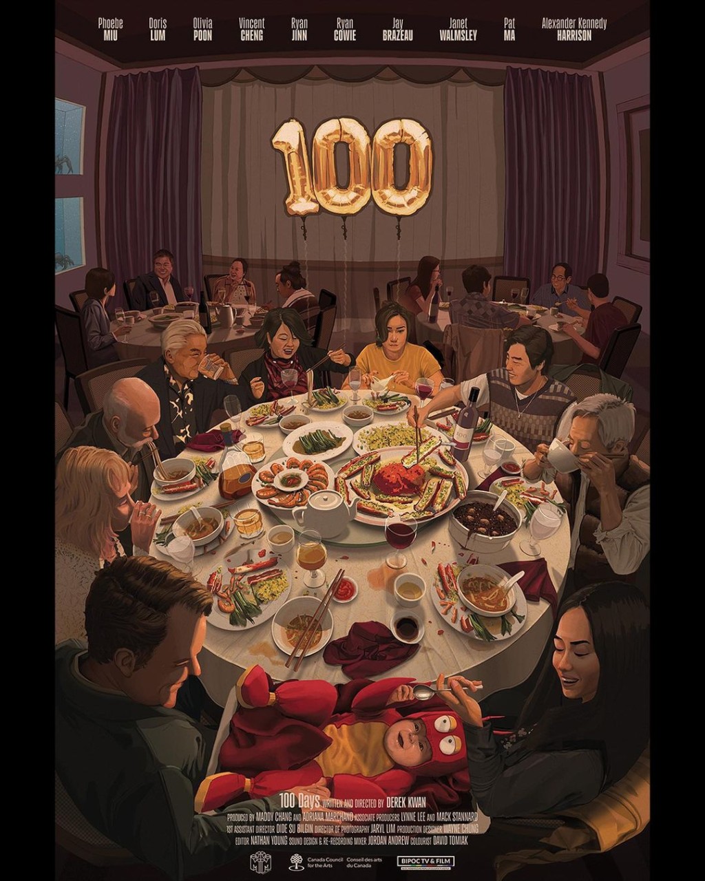 苗彤演出的短片《100 Days》在加拿大亚洲电影节上映。