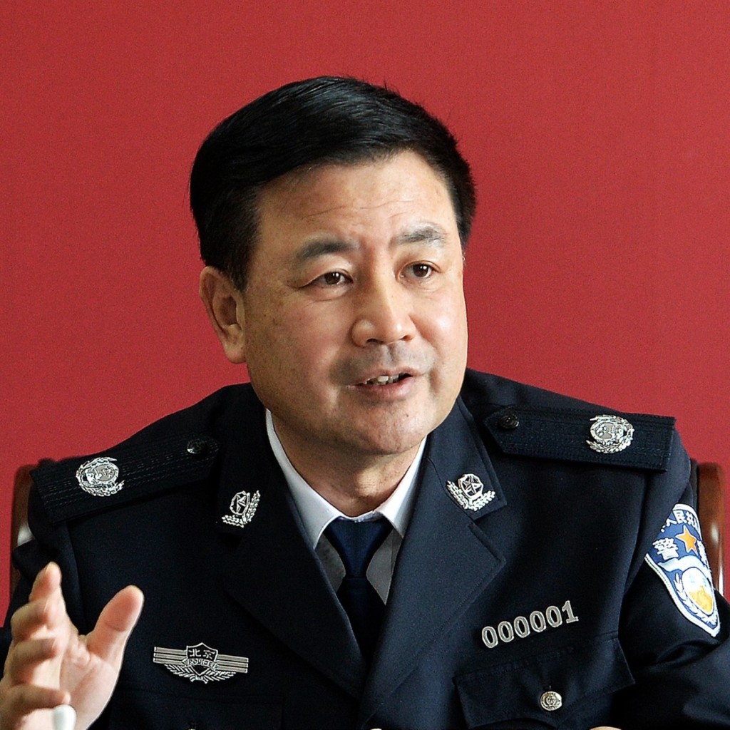 公安部長王小洪。央視