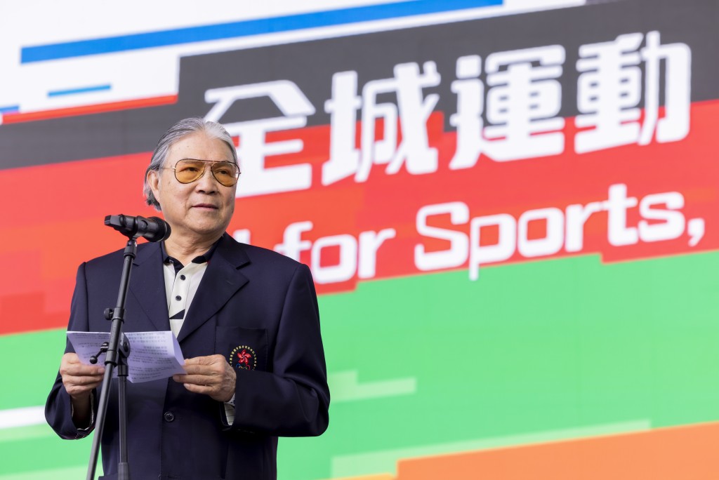 港协暨奥委会会长霍震霆表示HKACEP将于4月1日正式改名为‘香港运动员就业及教育部’。港协暨奥委会提供