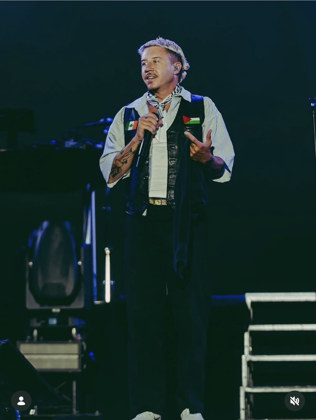 Macklemore被炒魷後,Ed Sheeran的其他暖場嘉賓及伴唱樂隊都宣布「唔撈」聲援。 Macklemore被炒魷後,Ed Sheeran的其他暖場嘉賓及伴唱樂隊都宣布「唔撈」聲援。