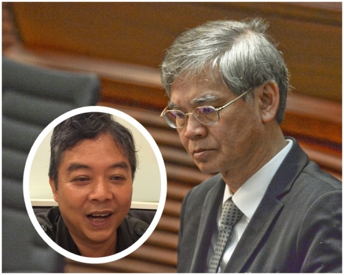 罗致光冀性侵零容忍，小图为张健华。资料图片