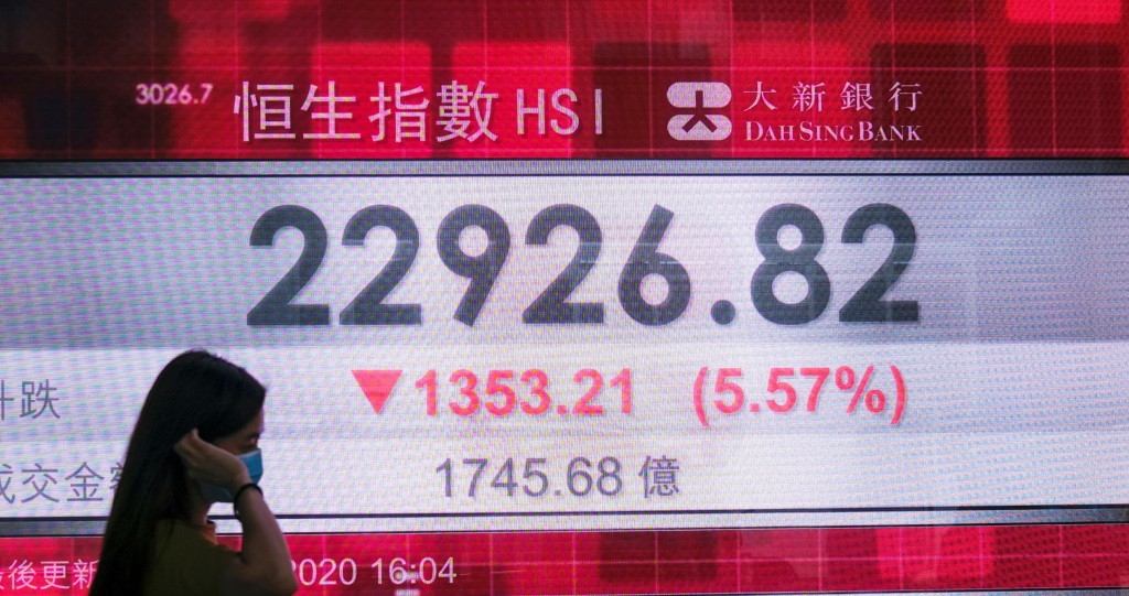上周恒指大跌。