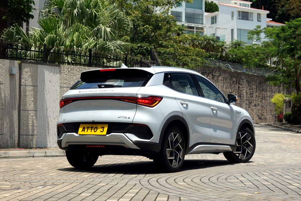 ●BYD Atto 3內外設計相對新穎，形象較年輕。