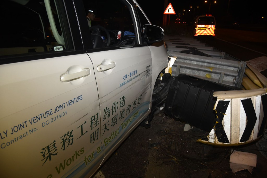 渠務署證實,肇事車輛屬署方承建商轄下車輛,司機為承建商員工。丁志雄攝