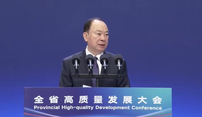 中央政治局委员、广东省委书记黄坤明表示，广东在高质量发展上，肩负著重要使命和重大责任。影片截图