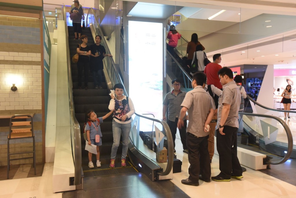 涉事電梯。徐裕民攝