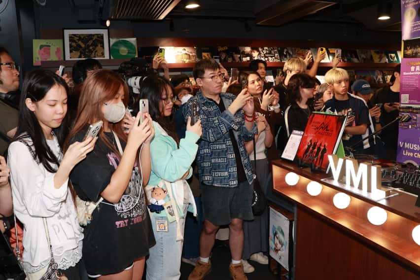 莫文蔚支持者眾。 莫文蔚支持者眾。