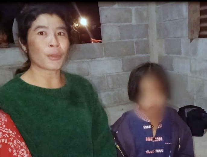 死者的細女(右邊)。網圖