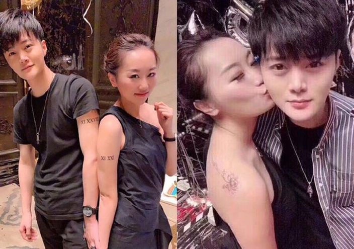 富婆與涉事男公關。網圖