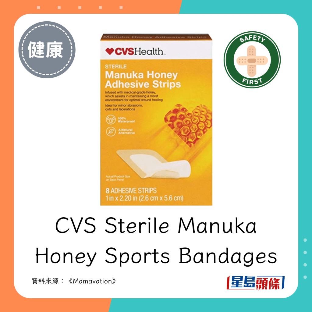 CVS Sterile Manuka Honey Sports Bandages