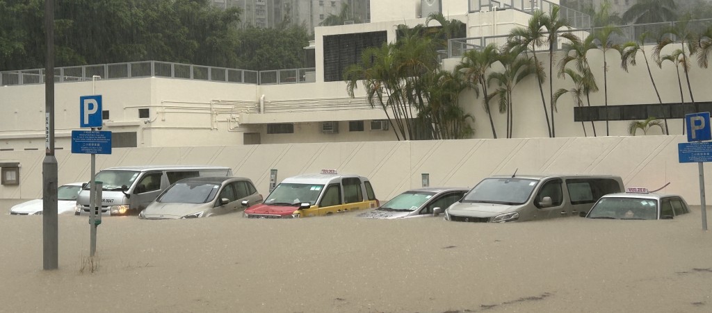 將軍澳今年屢受暴雨影響。資料圖片