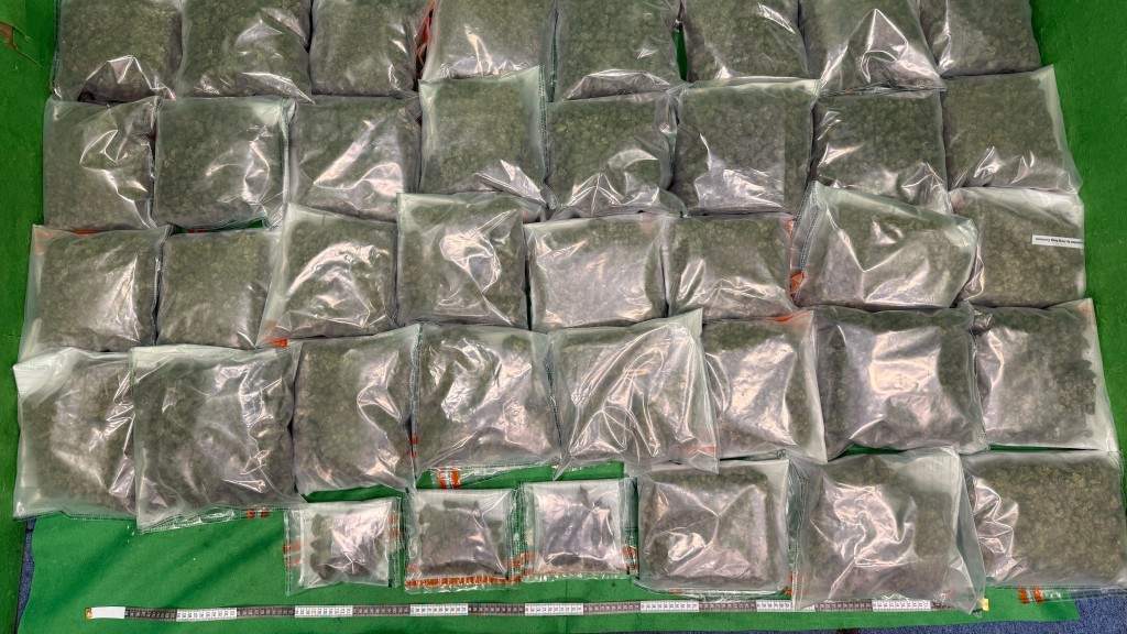 泰國曼谷男子行李藏$540萬大麻 抵港時遭海關拘捕