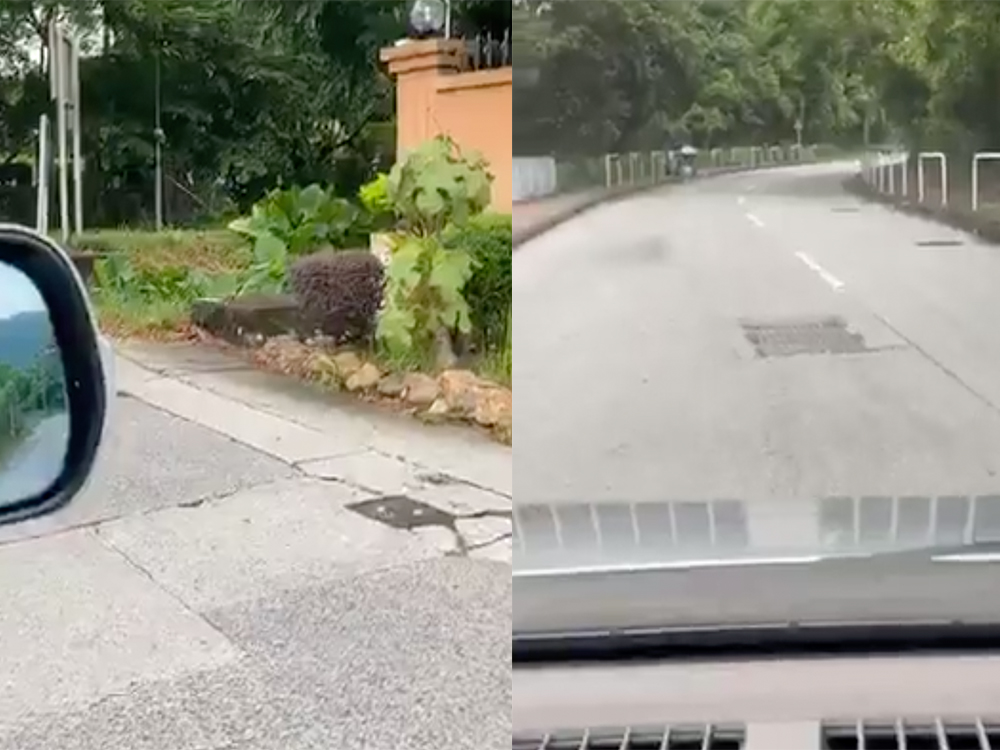 杜嘉倫駕車前往砲聲地點。杜嘉倫Facebook影片截圖