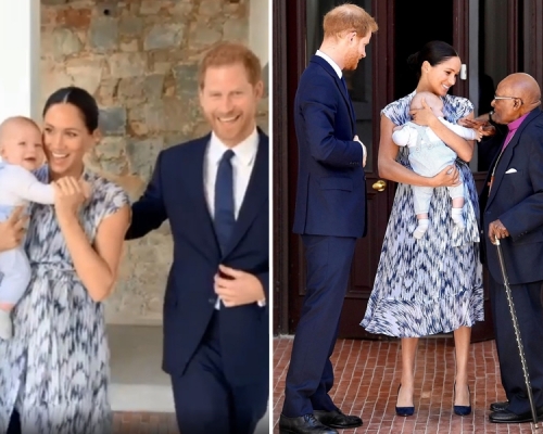 英国哈里王子和妻子梅根首次携儿子阿奇正式出访非洲。　sussexroyal IG

