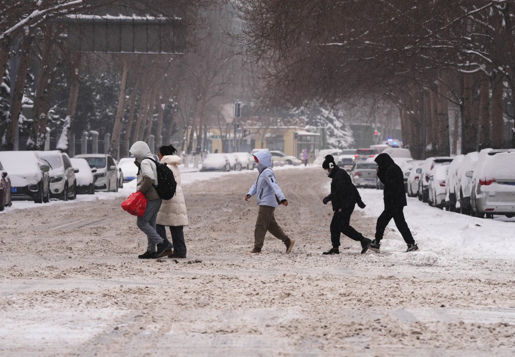 全國已有不少地方降雪。