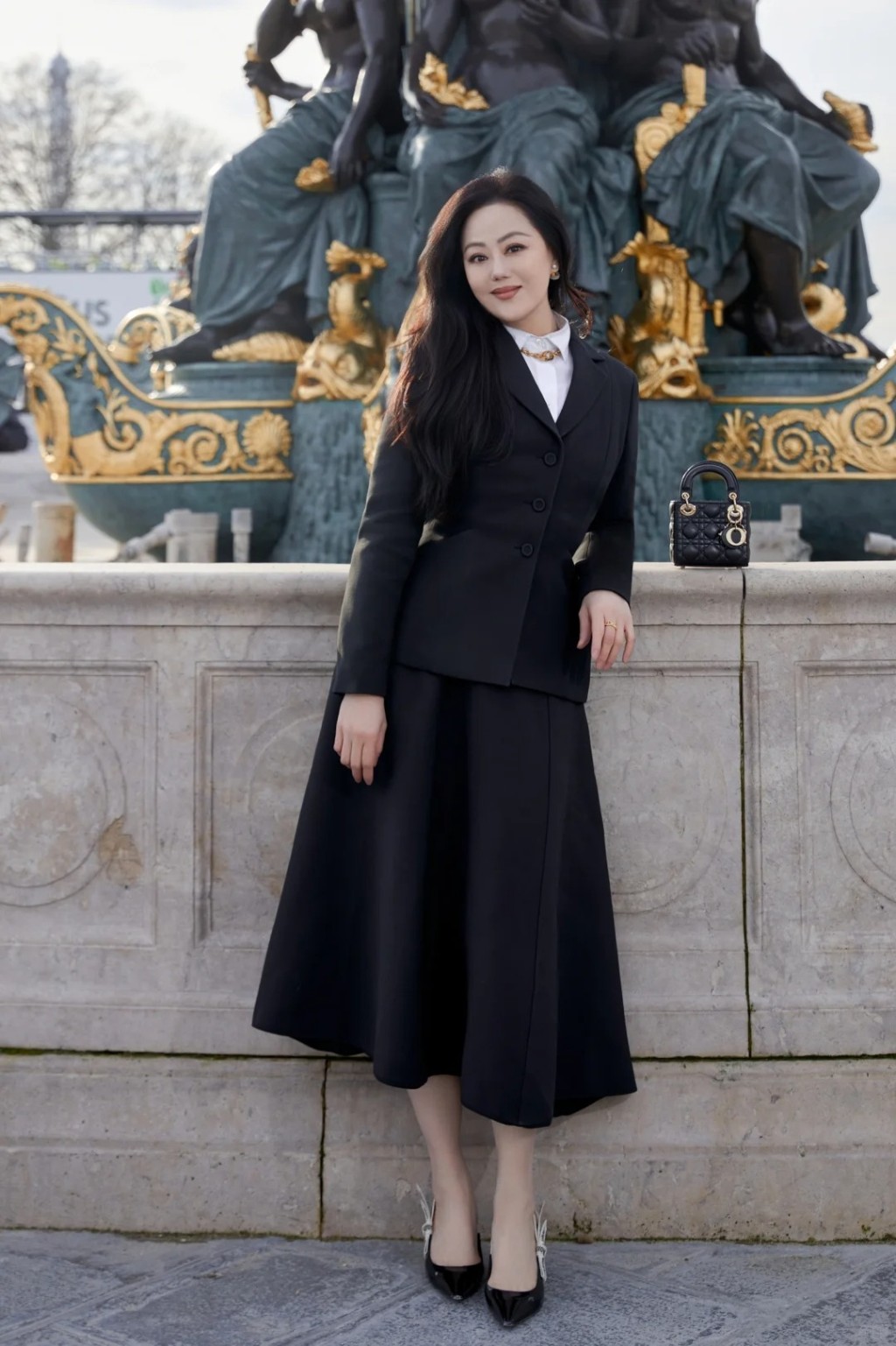 章小蕙表示在巴黎風景如畫的 Tuileries 花園觀賞 Dior 2024秋冬騷。