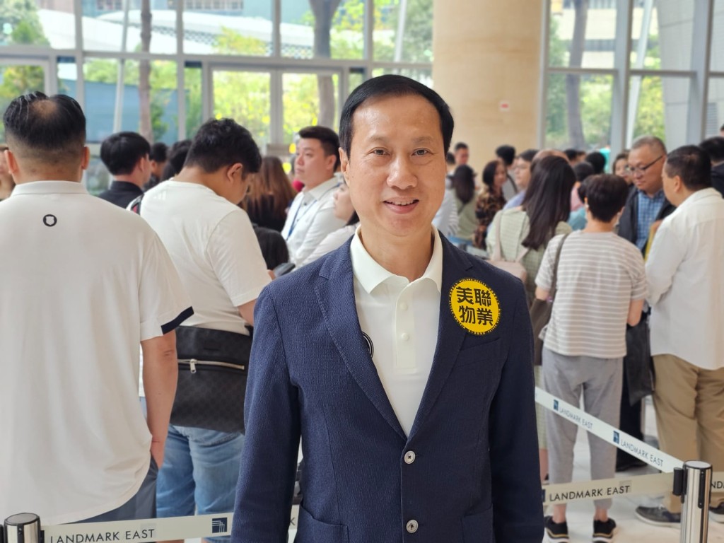 布少明估計項目首日銷情理想,有望售出大部分單位。 布少明估計項目首日銷情理想,有望售出大部分單位。