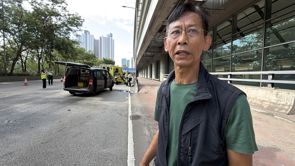 涉事客貨車乘客講述經過。
