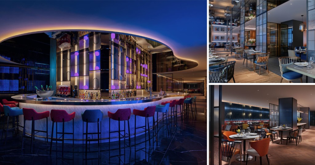 SAVVY由酒吧、酒廊及餐厅三个不同区域串连而成。