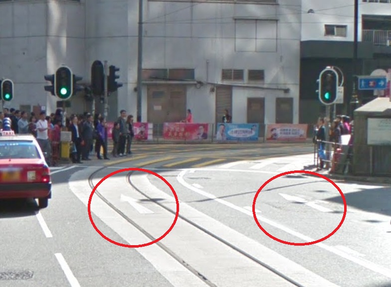 波斯富街為單程路，車輛只能轉入禮頓道。網上圖片