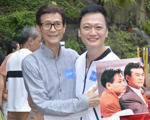 秋官、陶大宇重逢拍劇，從父子變仇人。