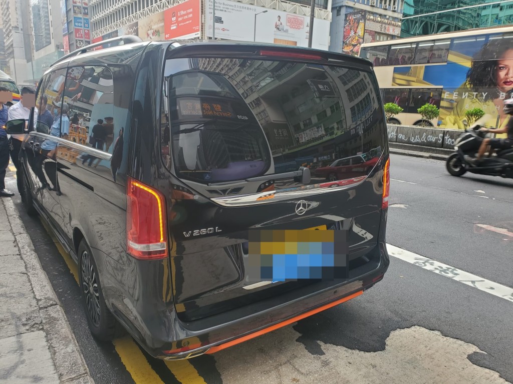 涉事私家車。 梁國峰攝