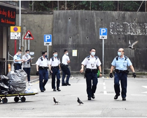 警方到場調查。