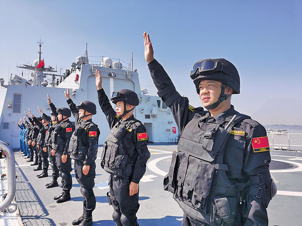 中國海軍軍力近年大幅上升。
