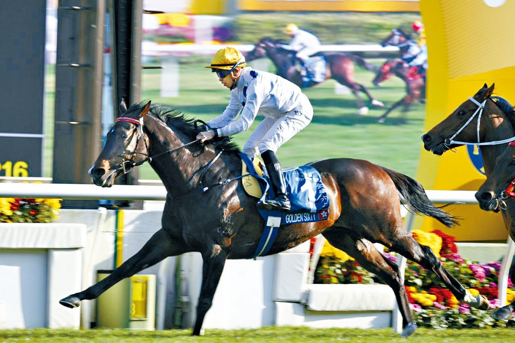 「金鎗六十」昨日击败强敌，夺得董事杯。