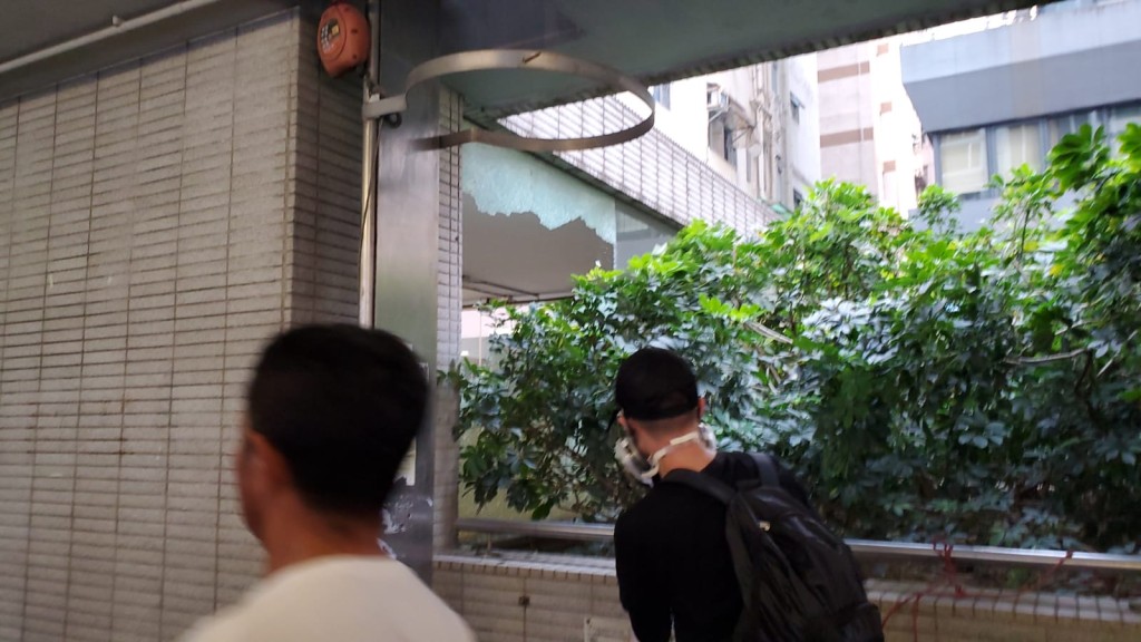 灣仔被示威者破壞