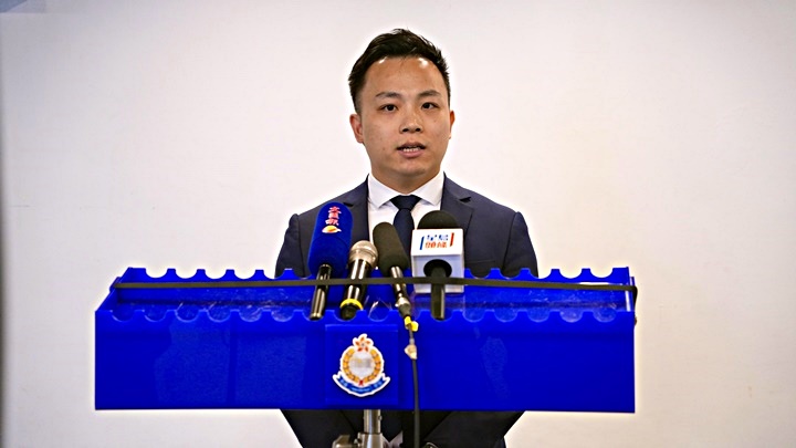 葉启航偵緝督察交代案情。