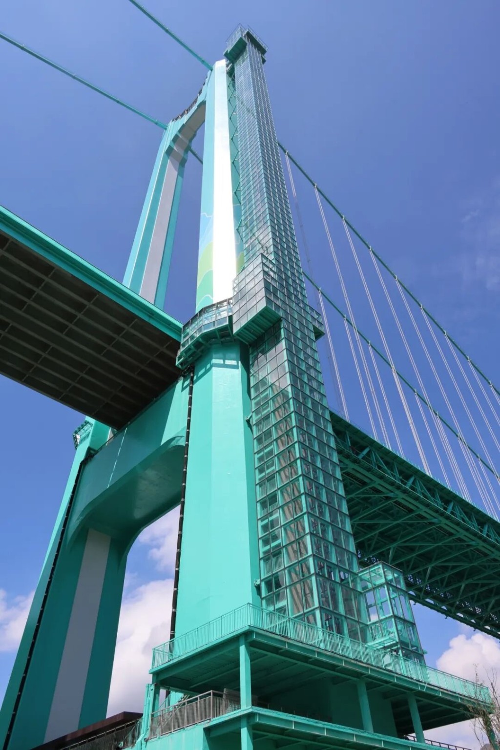 內地貴州花江峽谷大橋,亦有結合旅遊觀光的設計。網上圖片 內地貴州花江峽谷大橋,亦有結合旅遊觀光的設計。網上圖片