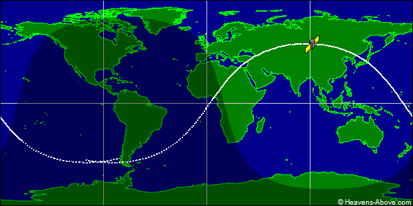 金星9A飞行路线图。