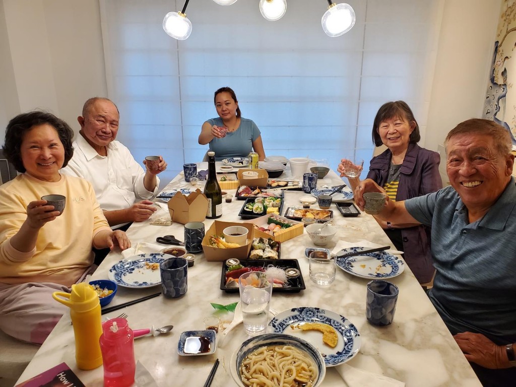 吳宇森一家逃離災區後,到大女家中暫住。 吳宇森一家逃離災區後,到大女家中暫住。