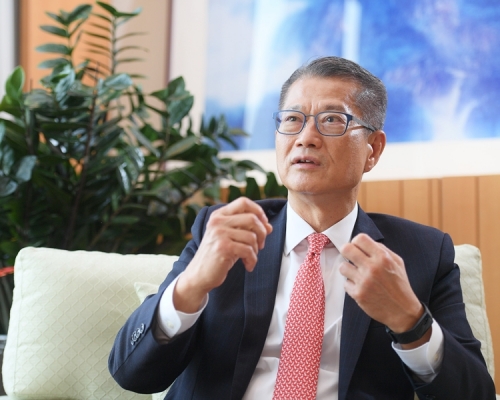 財政司司長陳茂波指,為配合時代需要,政府近年大力推動創意思維、科技應用學習。資料圖片