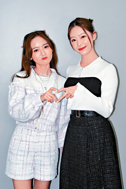 葉蒨文（右）望新一年繼續有人氣，羅毓儀預告開始籌備音樂會。
