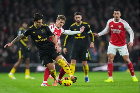 曼聯與阿仙奴的比賽，美聯社