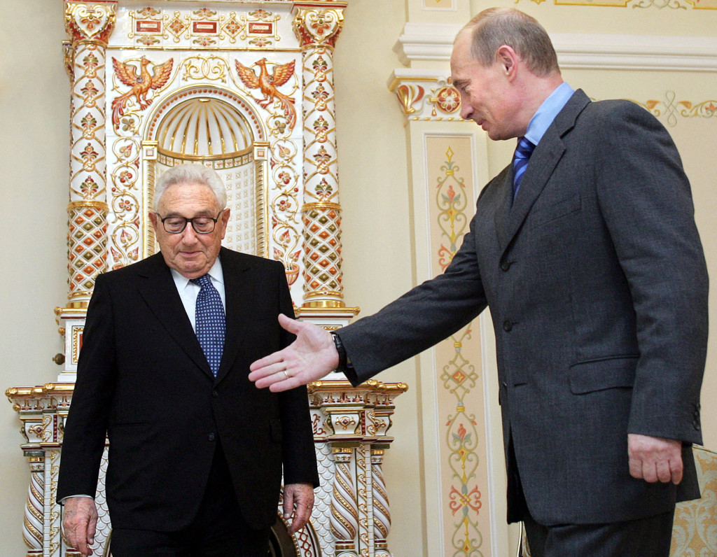 基辛格和俄羅斯總統普京。