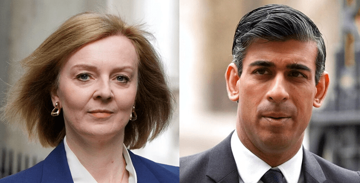 英國前財相辛偉誠和外相卓慧思。