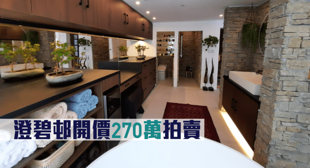 澄碧邨開價270萬拍賣。